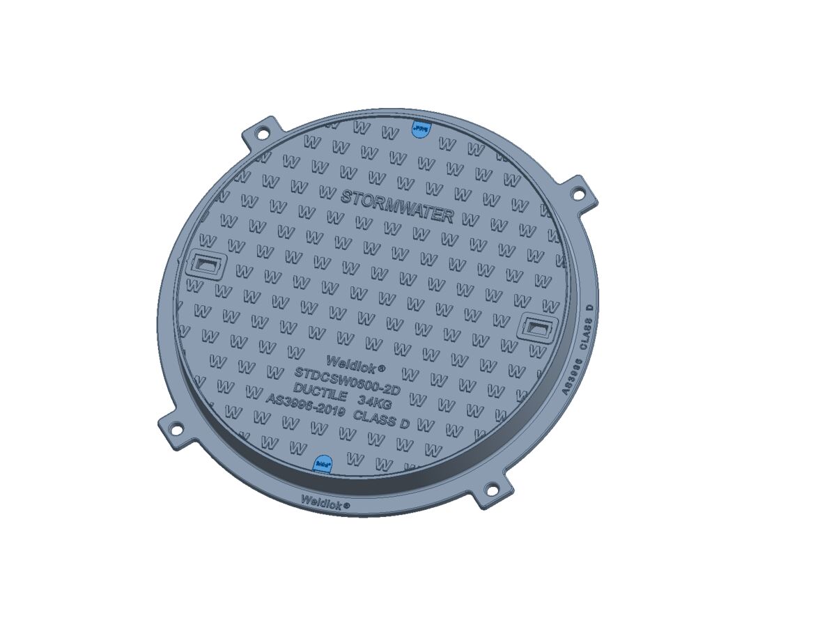 reece 600mm Stormwater Cast Iron Cover & Frame Class D