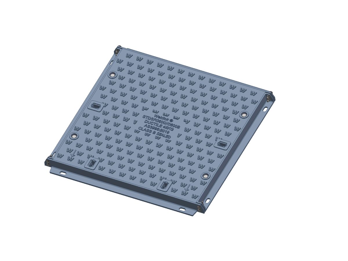 reece 600mm x 600mm Class B Ductile Iron Solid Top Cover And Frame