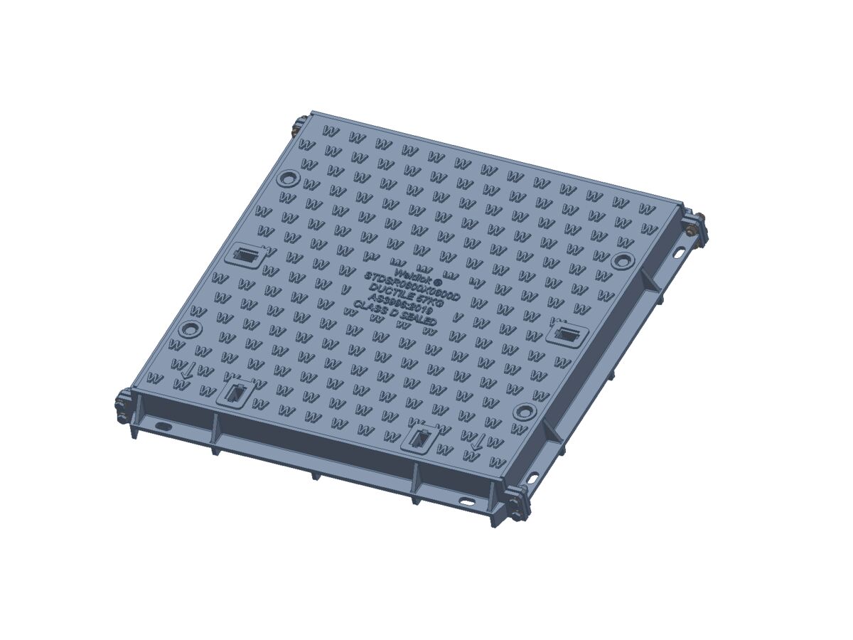 reece 600mm x 600mm Class D Ductile Iron Solid Top Cover And Frame