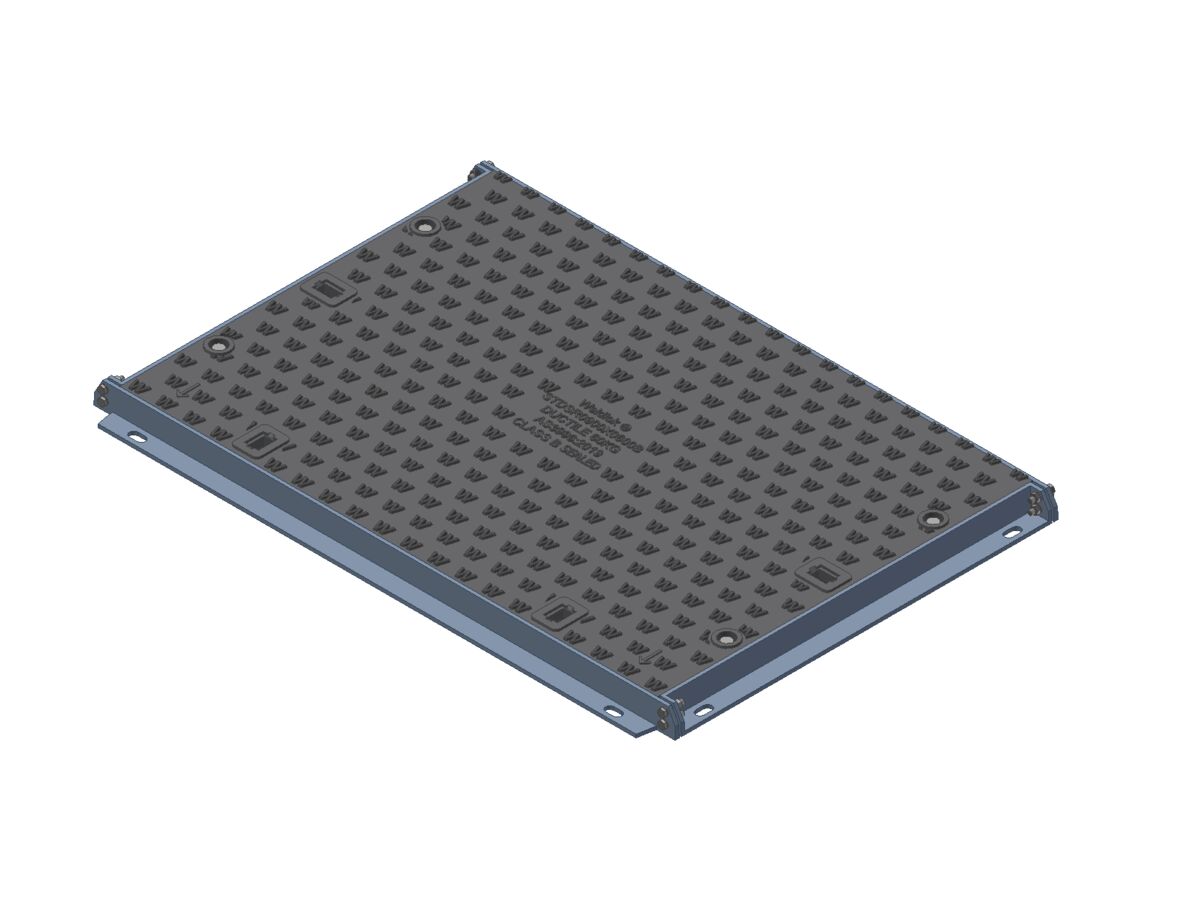 reece 900mm x 600mm Class B Ductile Iron Solid Top Cover And Frame