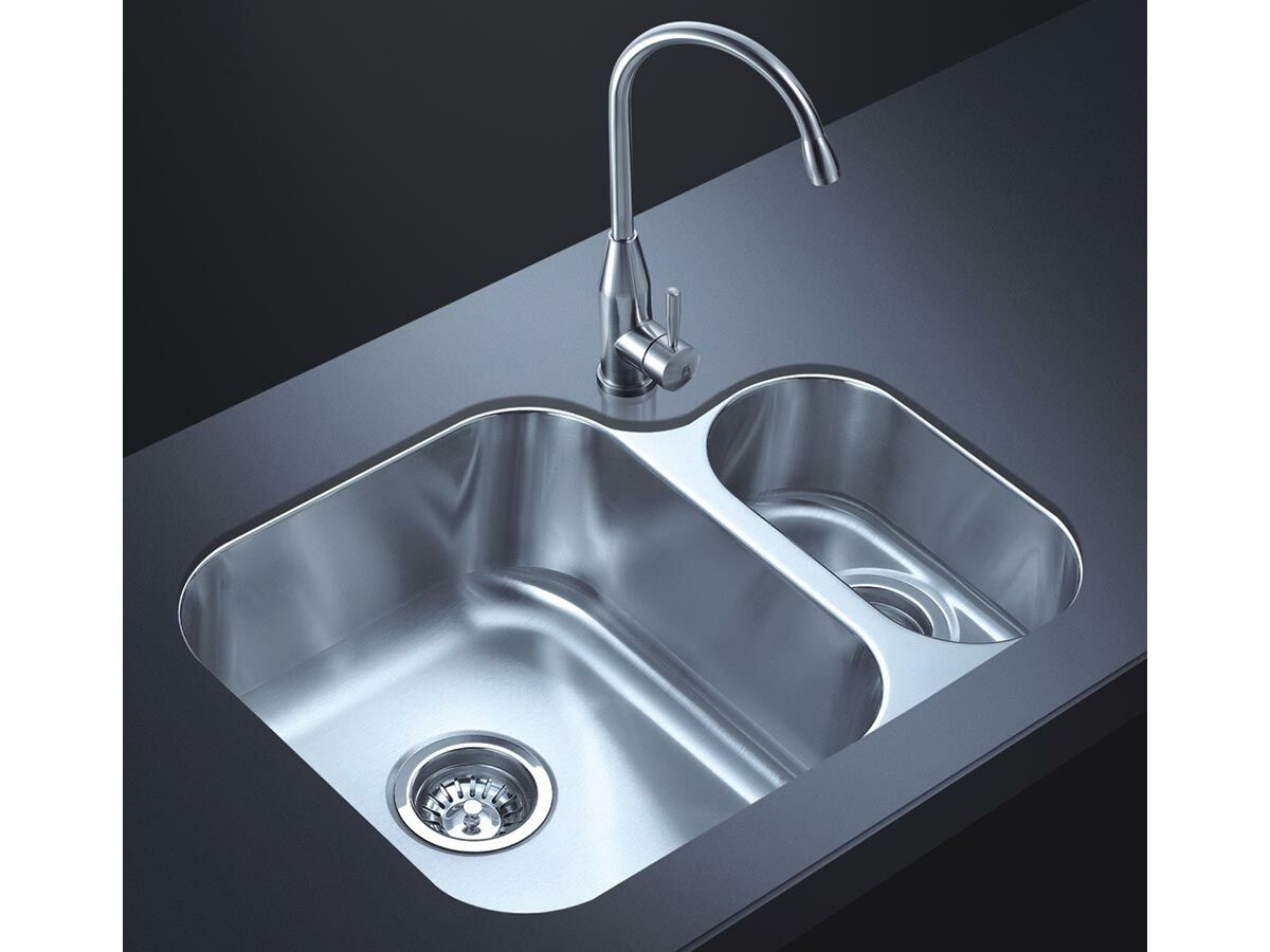Reece AFA Flow 1 1/4 Bowl Undermount Sink No Taphole 599mm Stainless Steel