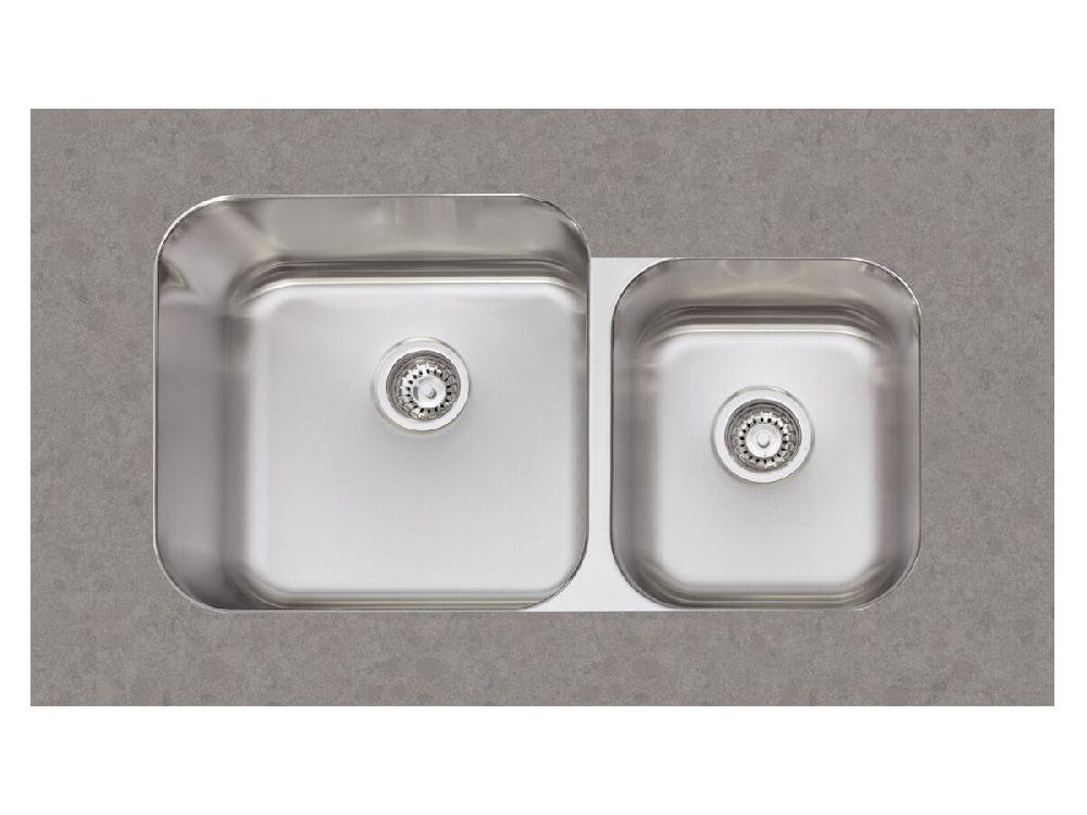 reece AFA Flow 1 3/4 Bowl Undermount Sink No Taphole 854mm Stainless Steel