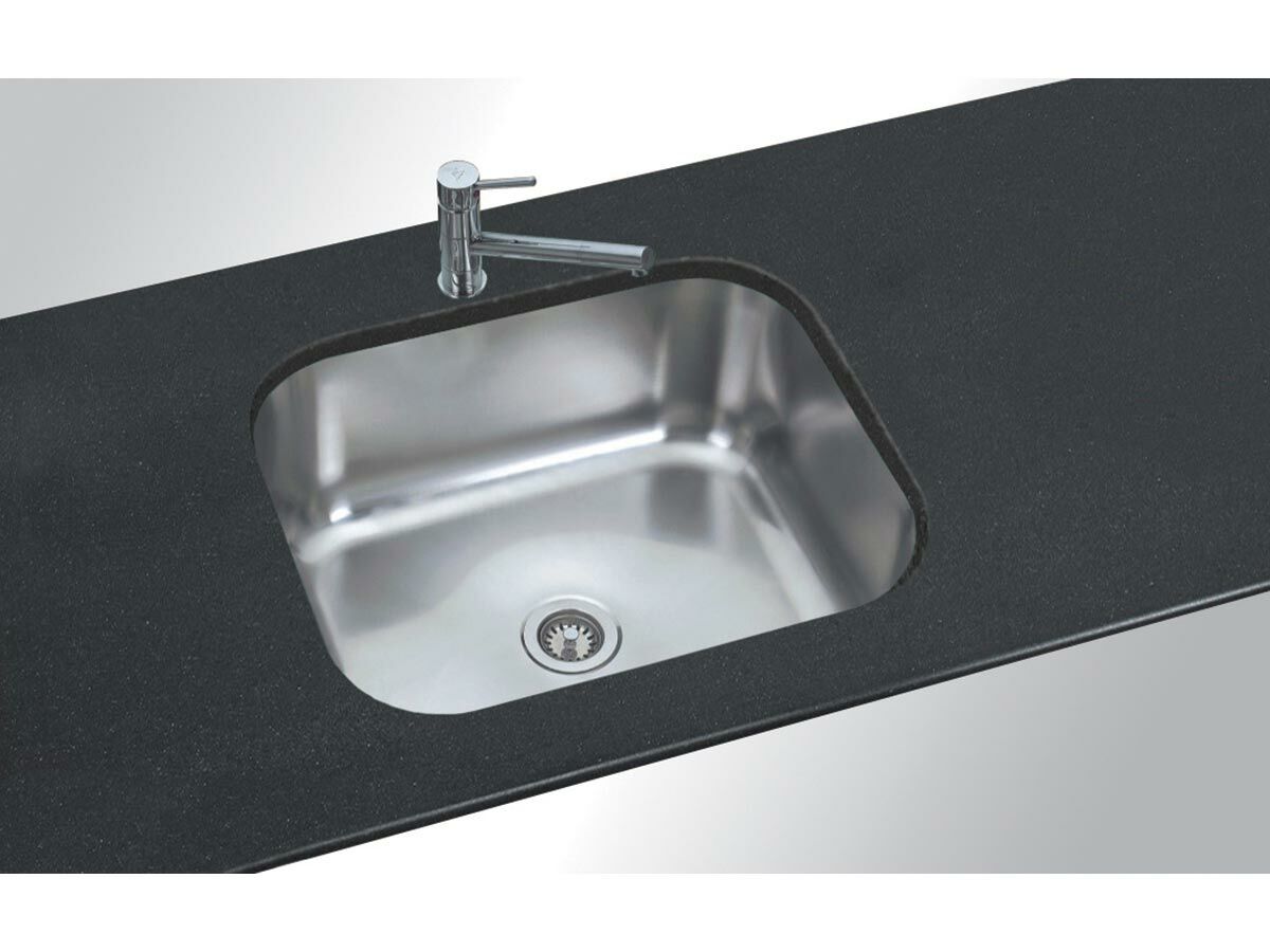 Reece AFA Flow Single Bowl Undermount Sink No Taphole 540mm Stainless Steel