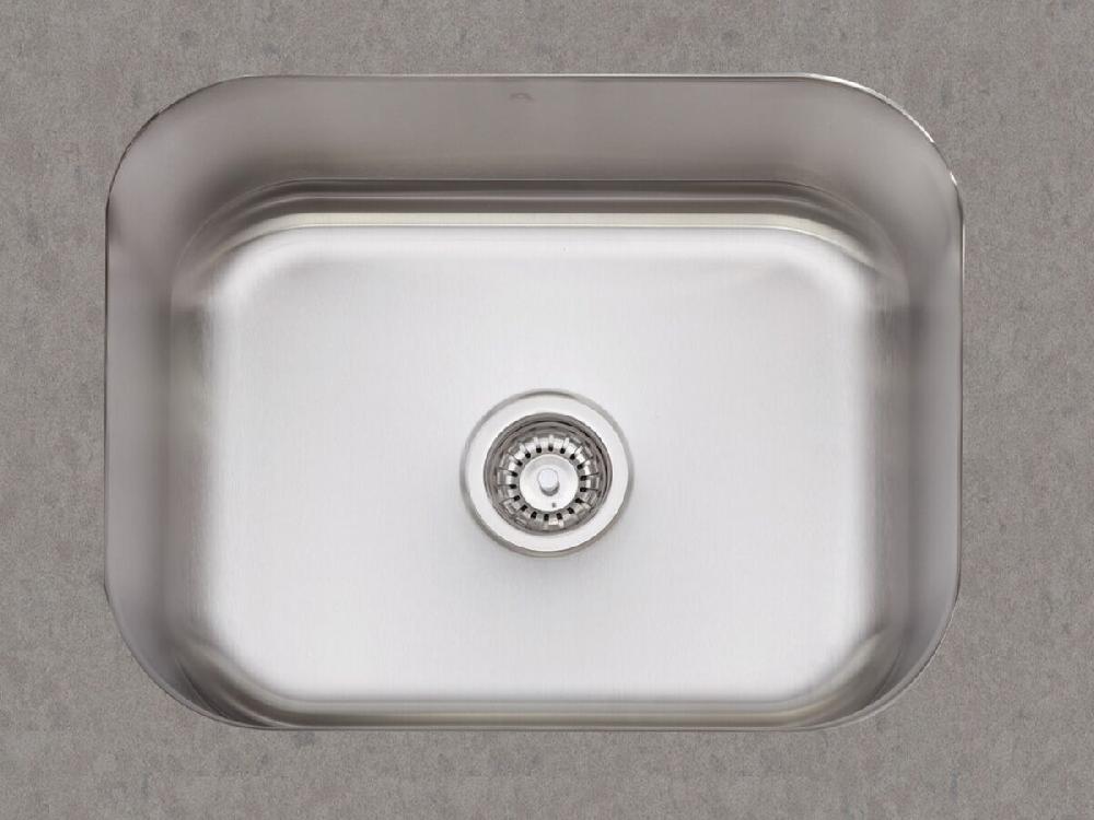 reece AFA Flow Single Bowl Undermount Sink No Taphole 540mm Stainless Steel