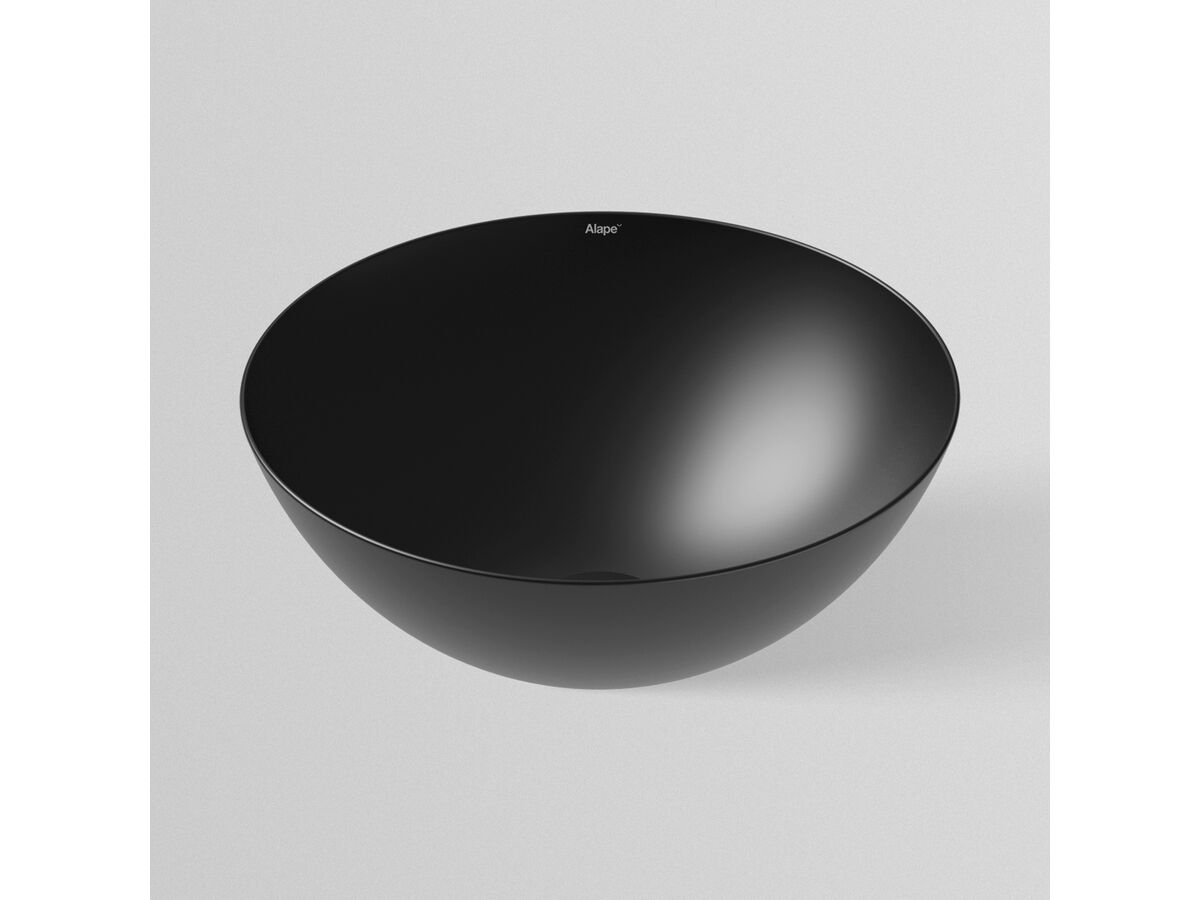 reece Alape Circa Above Counter Basin 360mm Matte Black