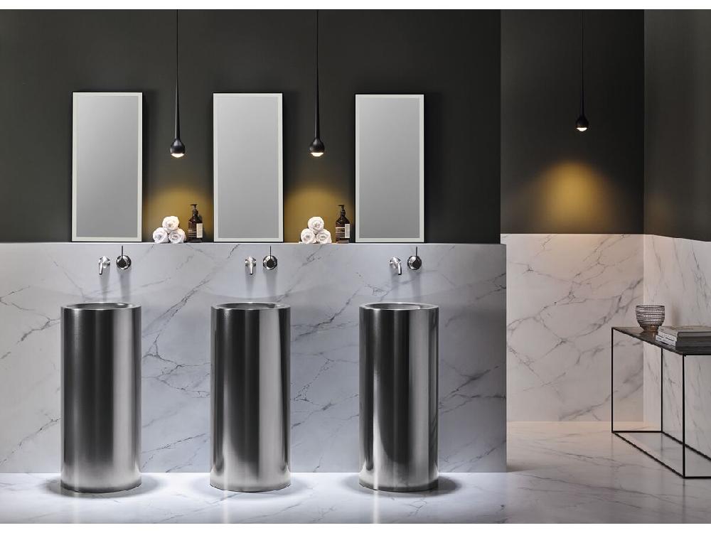 Reece Alape Circa Freestanding Basin 400mm Dark Iron (Wall Attached)