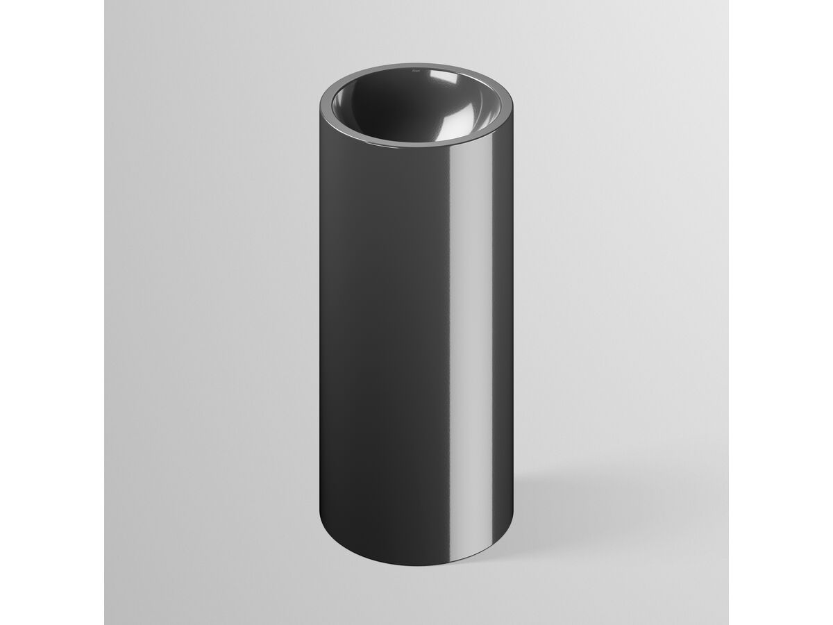 reece Alape Circa Freestanding Basin 400mm Dark Iron (Wall Attached)