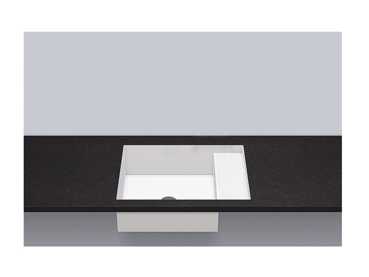 Reece Alape Step Flush Mounted Basin No Taphole 525mm White