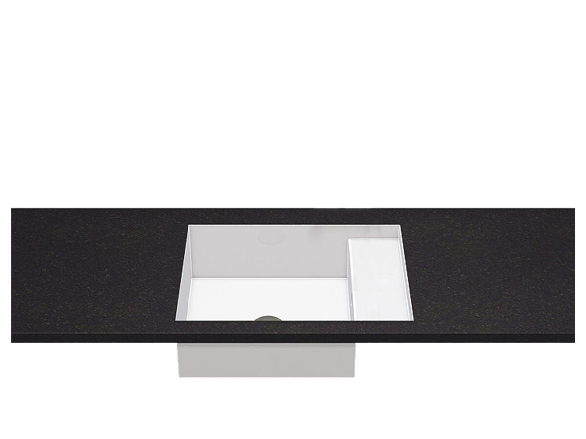 reece Alape Step Flush Mounted Basin No Taphole 525mm White