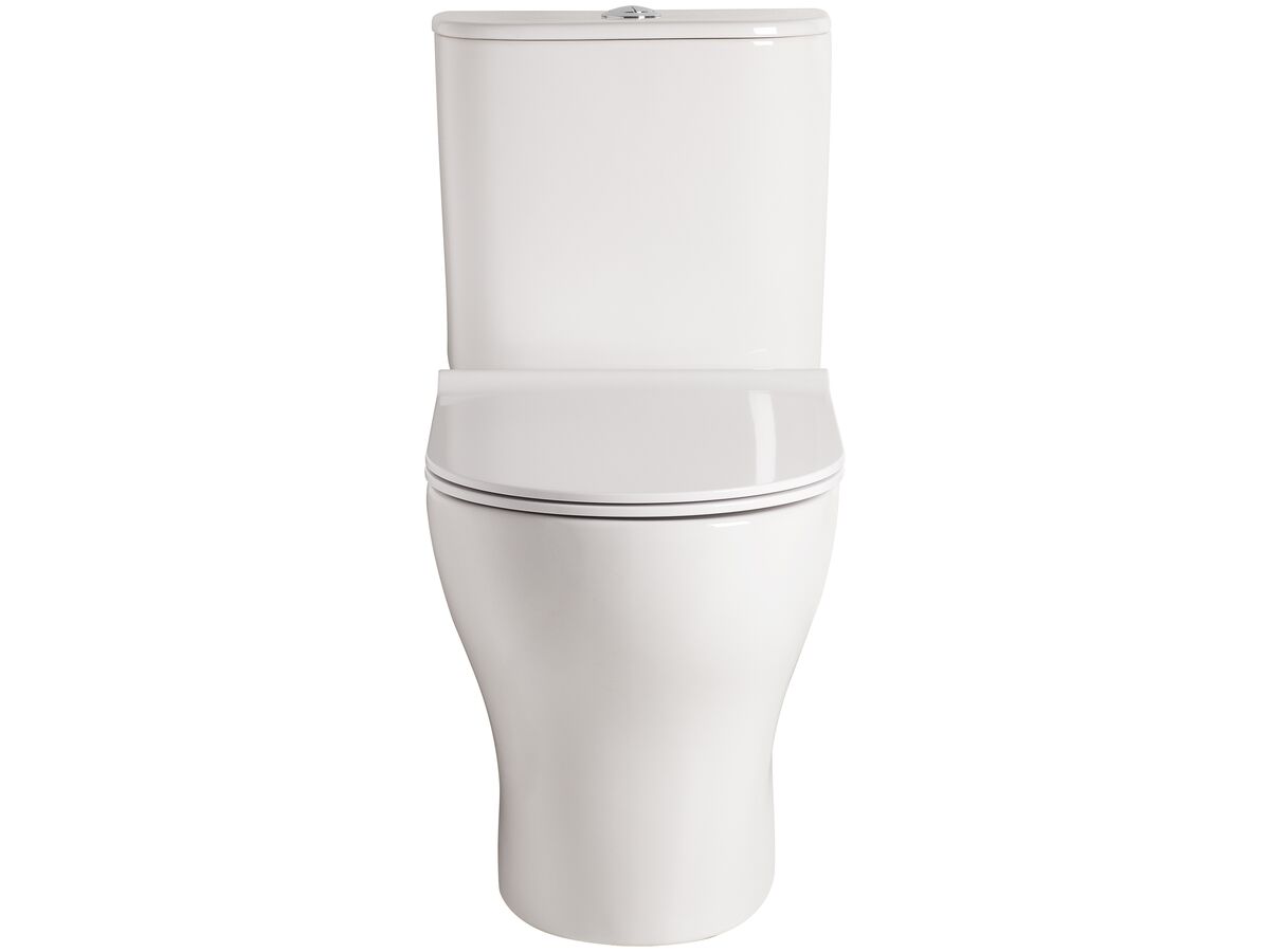 Reece American Standard Cygnet Round Hygiene Rim Close Coupled Back To Wall Bottom Inlet Toilet Suite White (4 Star)