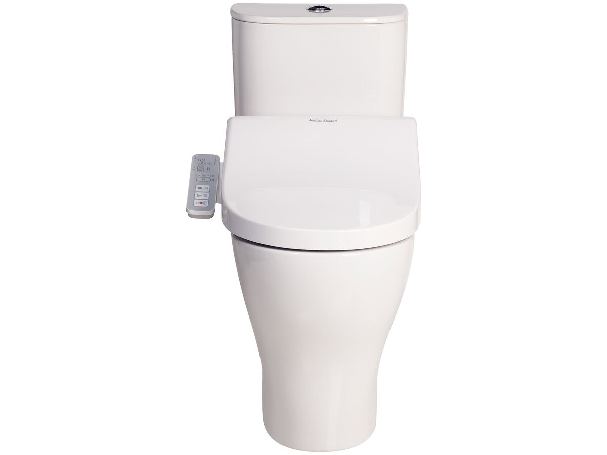 Reece American Standard Cygnet Round Overheight Close Coupled Back To Wall Bottom Inlet Toilet Suite With SpaLet E-Bidet Seat (4 Star)