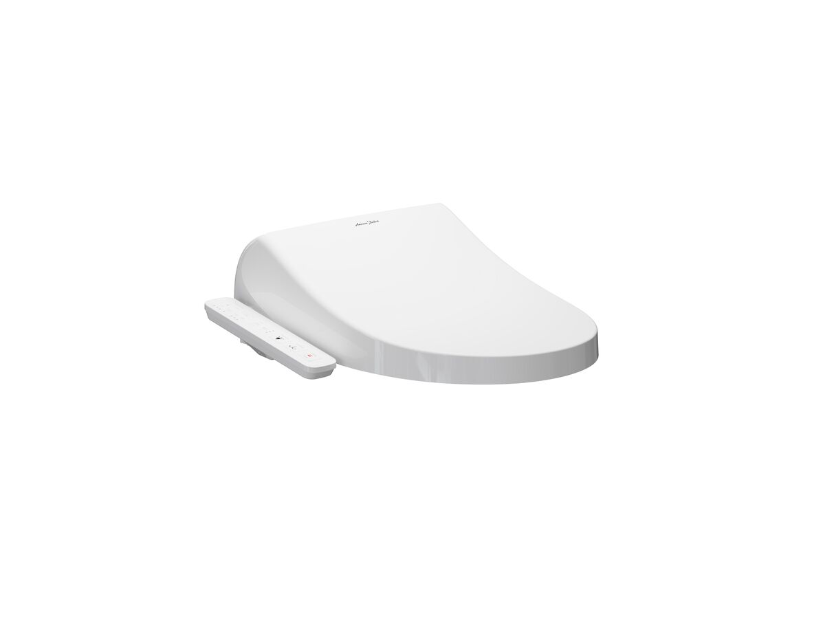 Reece American Standard Cygnet Square Hygiene Rim Close Coupled Back To Wall Back Inlet Toilet Suite With SpaLet E-Bidet Seat White (4 Star)
