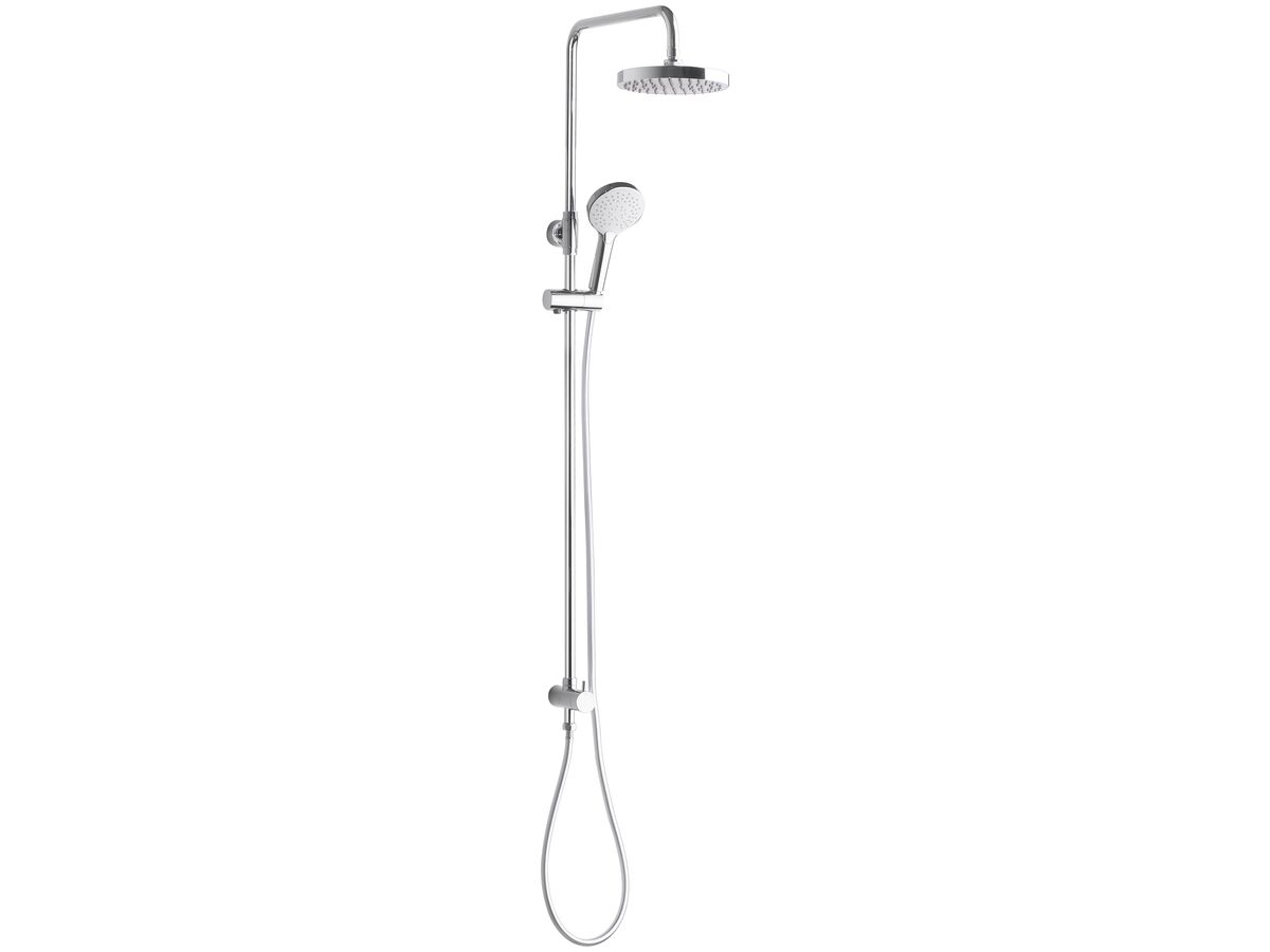 reece American Standard Cygnet Twin Shower Round with Top Rail Water Inlet 3 Function Chrome (3 Star) reece American Standard Cygnet Twin Shower Round with Top Rail Water Inlet 3 Function Chrome (3 Star)