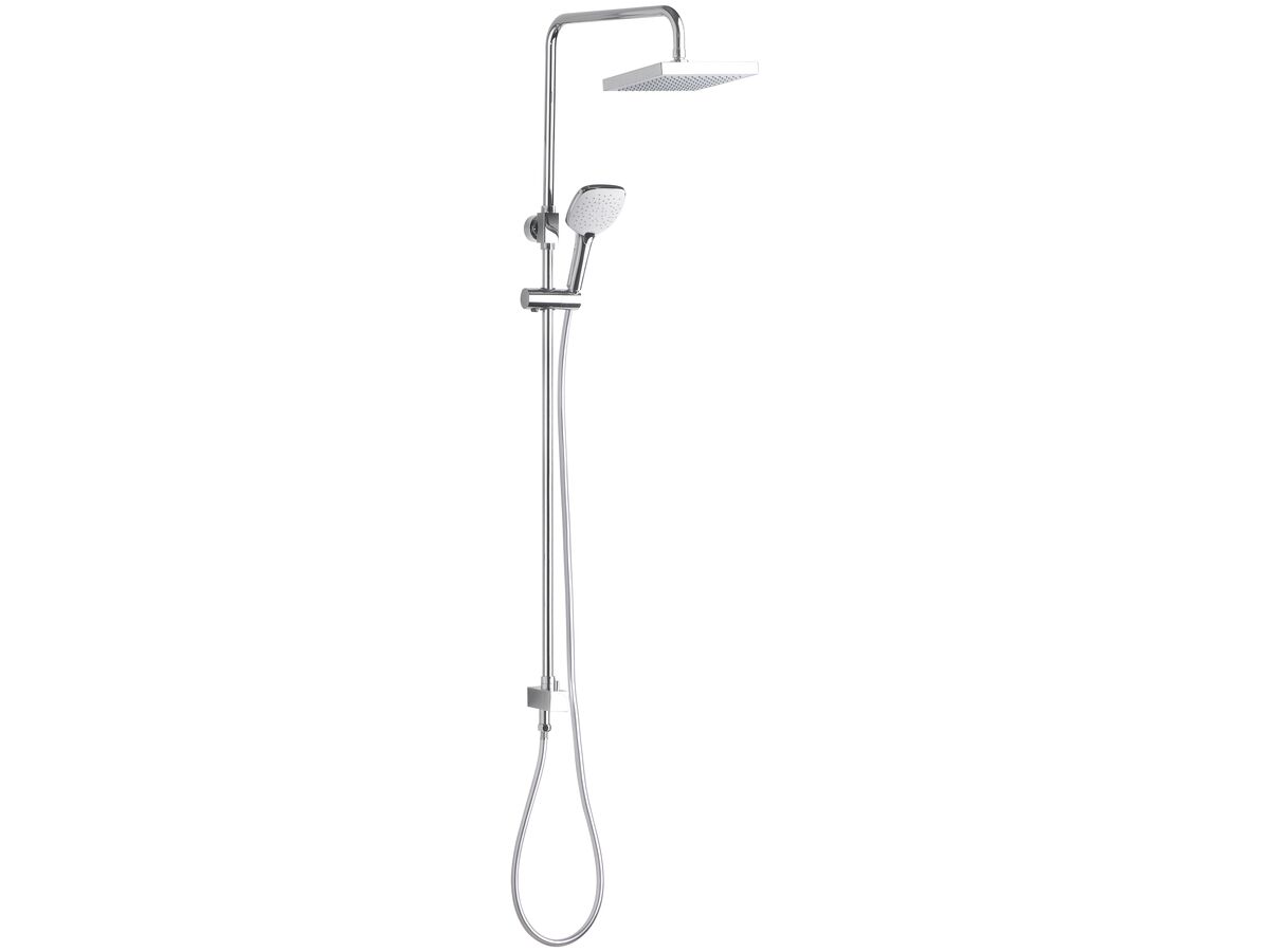 reece American Standard Cygnet Twin Shower Square with Top Rail Water Inlet 3 Function Chrome (3 Star) reece American Standard Cygnet Twin Shower Square with Top Rail Water Inlet 3 Function Chrome (3 Star)
