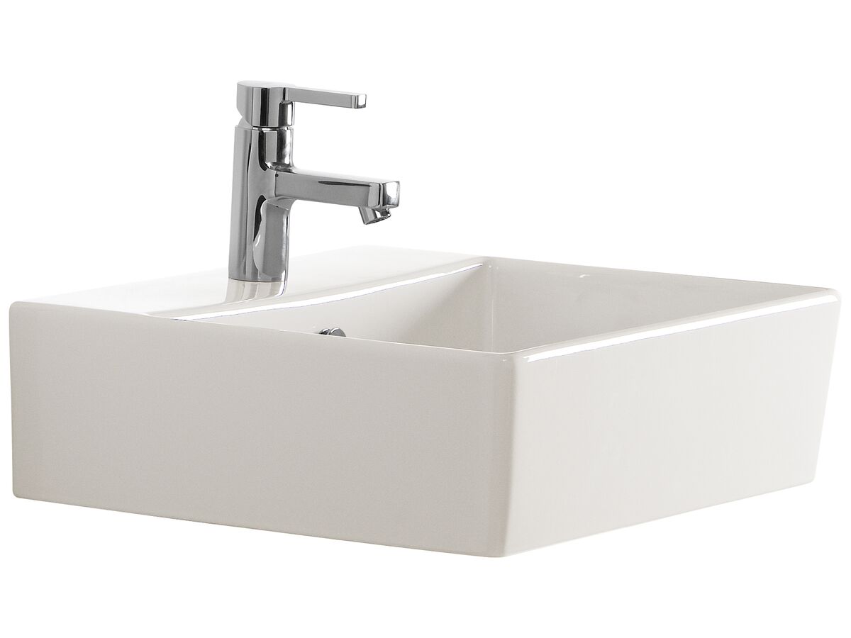 Reece American Standard Heron Square Counter Basin 1 Taphole White