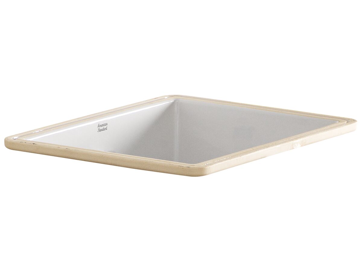 Reece American Standard Heron Under Counter Basin With Overflow No Taphole 500 White
