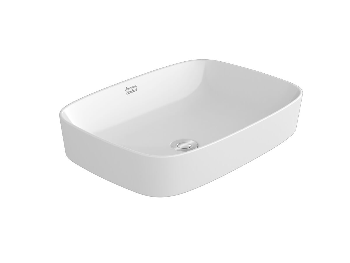 reece American Standard Signature Vessel Basin No Taphole 550mm White reece American Standard Signature Vessel Basin No Taphole 550mm White
