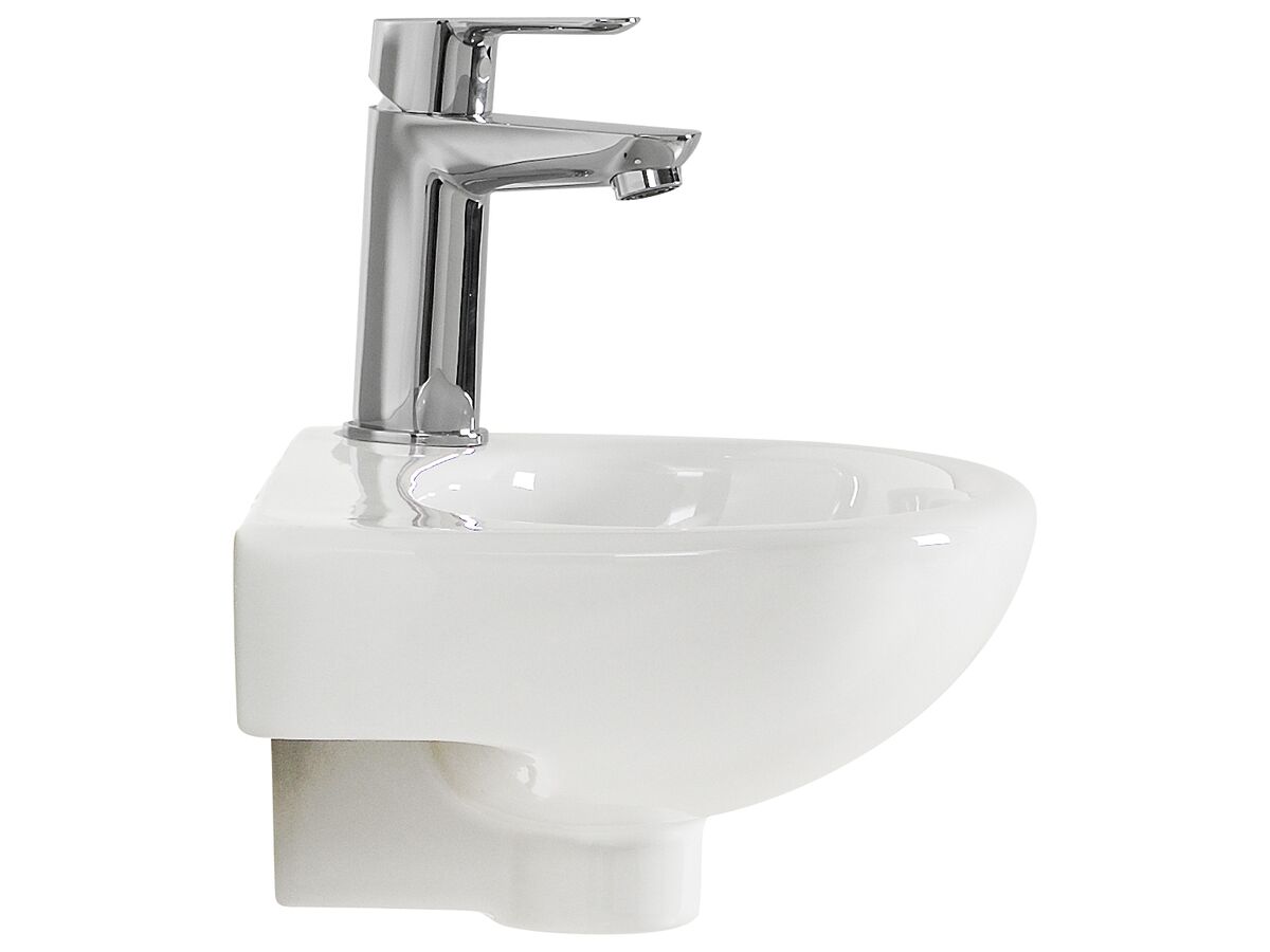 Reece American Standard Studio Wall Basin With Fixing Kit 1 Taphole 350mm White