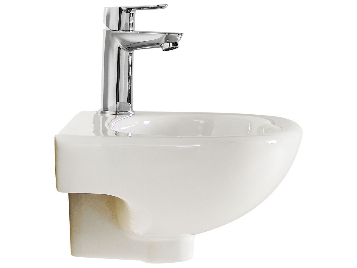 Reece American Standard Studio Wall Basin With Fixing Kit 1 Taphole 450mm White