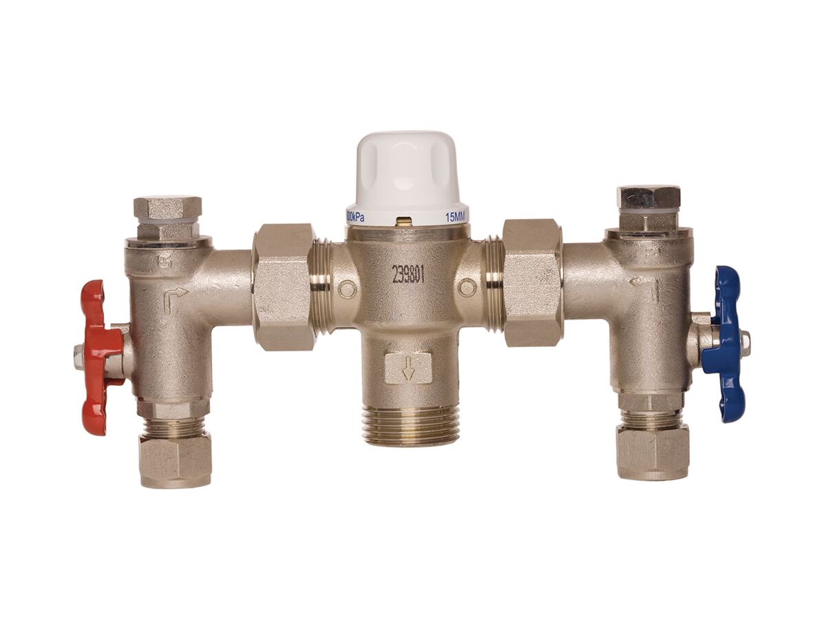 reece Aquablend 1000 Thermostatic Mixing Valve & Isolating Valves 15mm