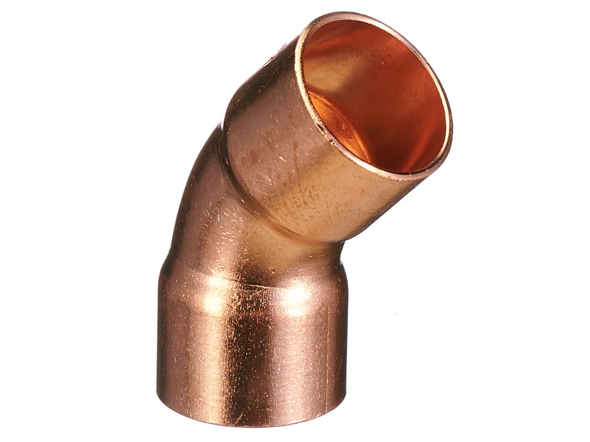 reece Ardent Copper Bend High Pressure 20mm x 45 Degree x 1 Diameter Radius