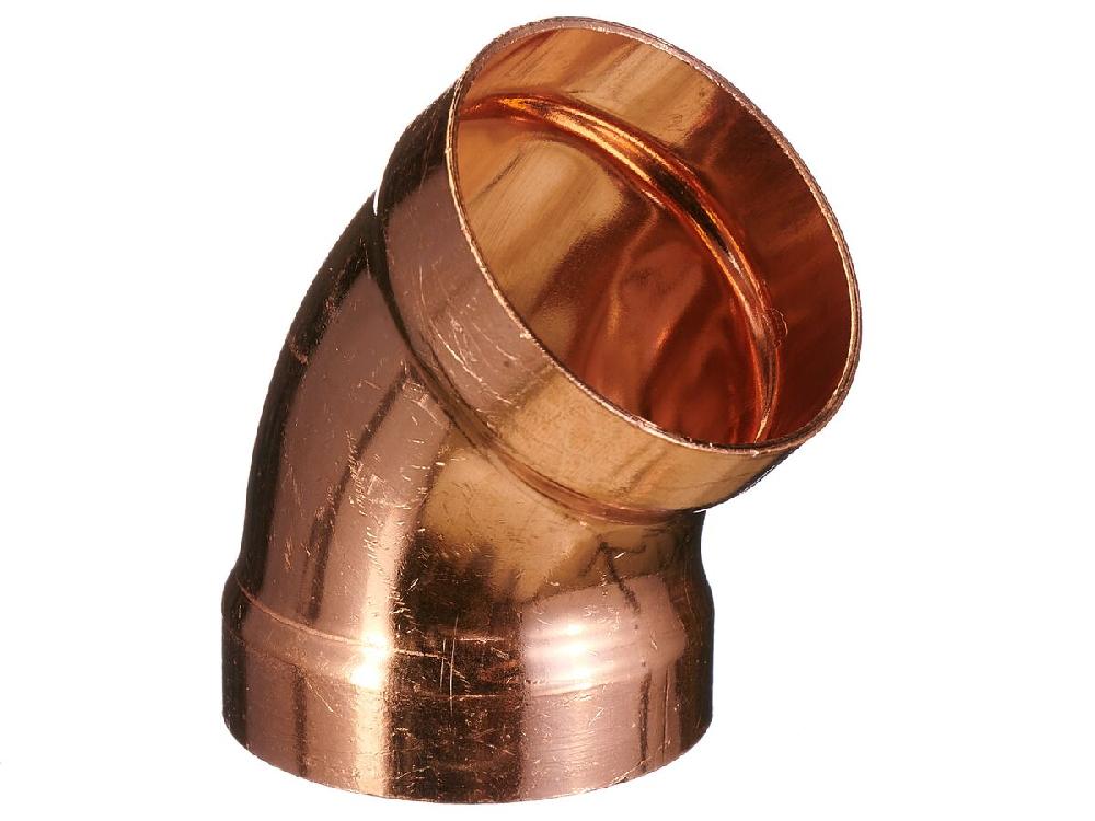 reece Ardent Copper Bend High Pressure 50mm x 45 Degree x 1 Diameter Radius