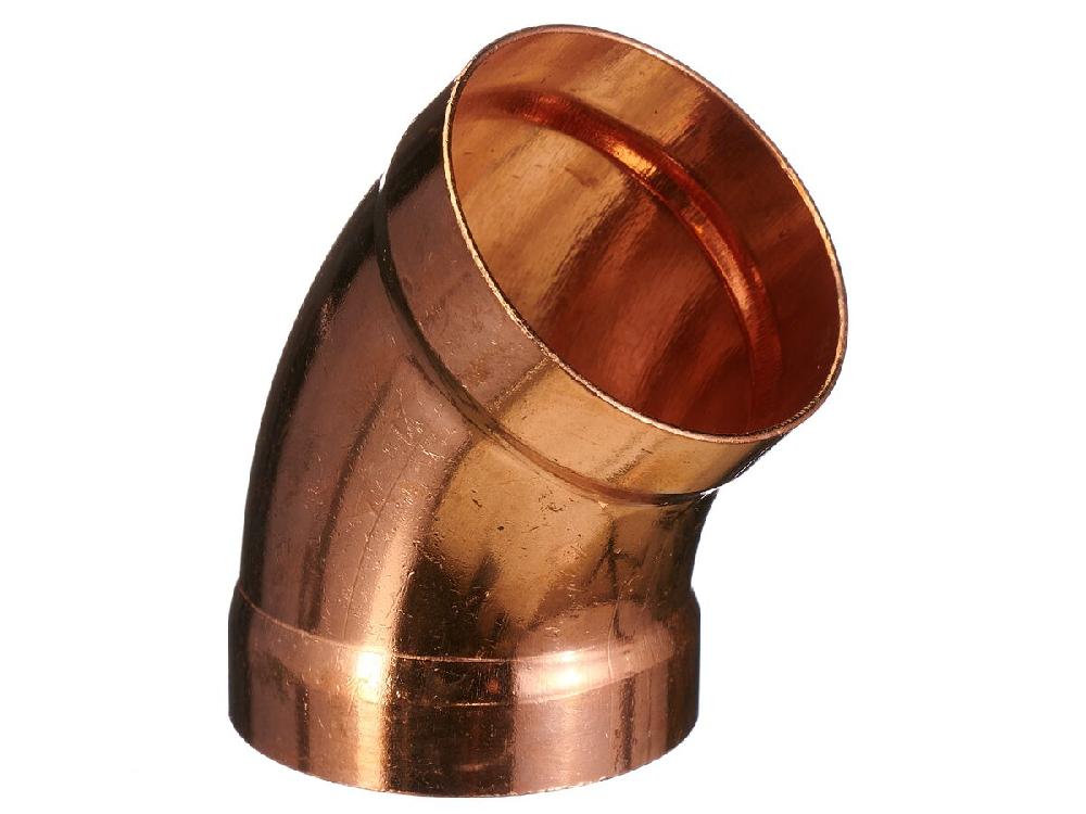 reece Ardent Copper Bend High Pressure 65mm x 45 Degree x 1 Diameter Radius