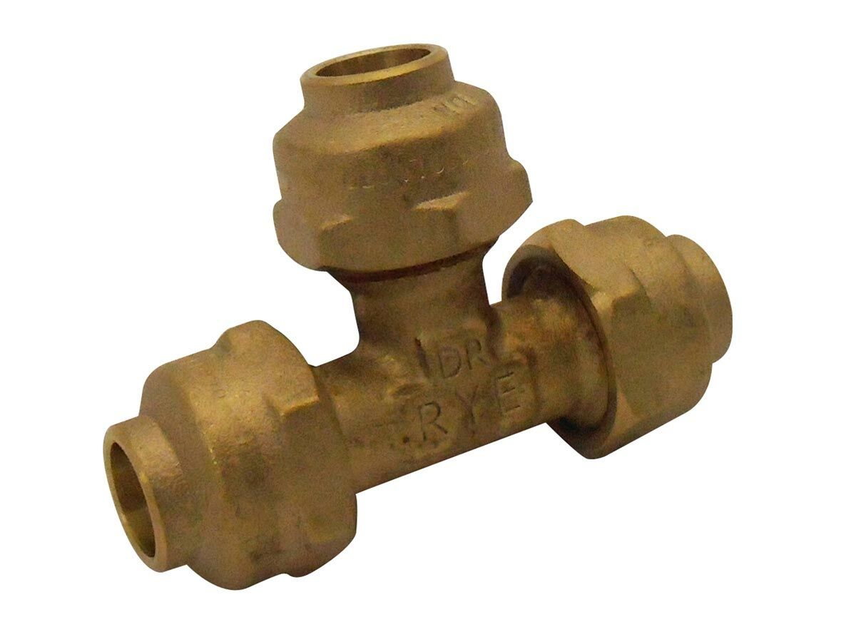 reece Ardent Lead Free Brass Compression Flared Tee TUT 15C
