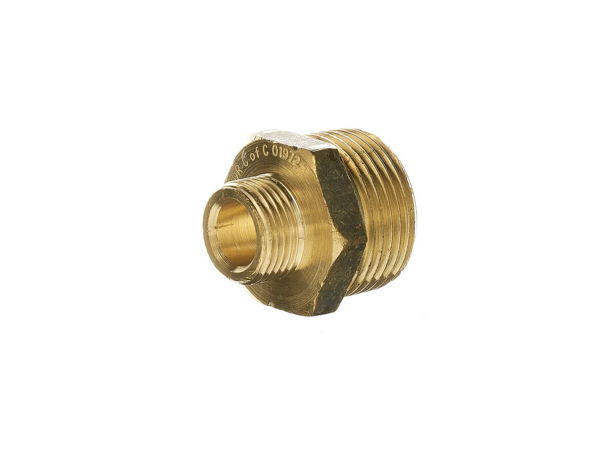 reece Ardent Lead Free Brass Hex Nipple Reducing 20mm x 10mm