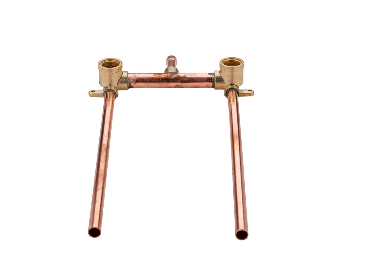Reece Ardent Shower Assembly 150mm Centre 90mm DN15 Riser With 300mm Tails Bottom Entry Lead Free