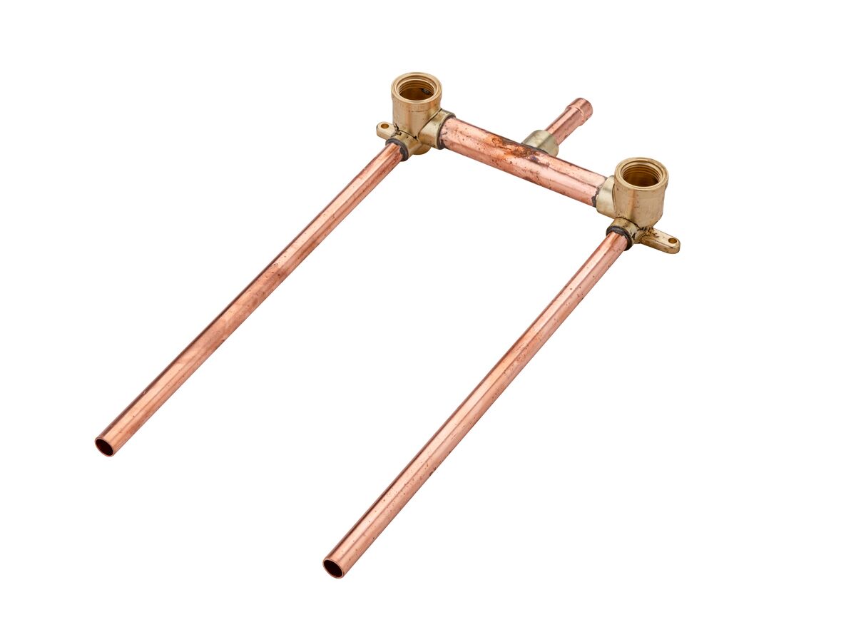 reece Ardent Shower Assembly 150mm Centre 90mm DN15 Riser with 300mm Tails Bottom Entry Lead Free