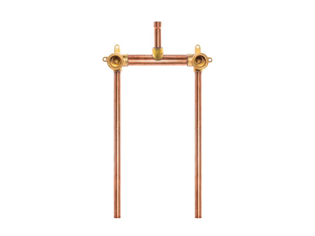 reece Ardent Shower Assembly 150mm Centre 90mm DN15 Riser with 300mm Tails Bottom Entry