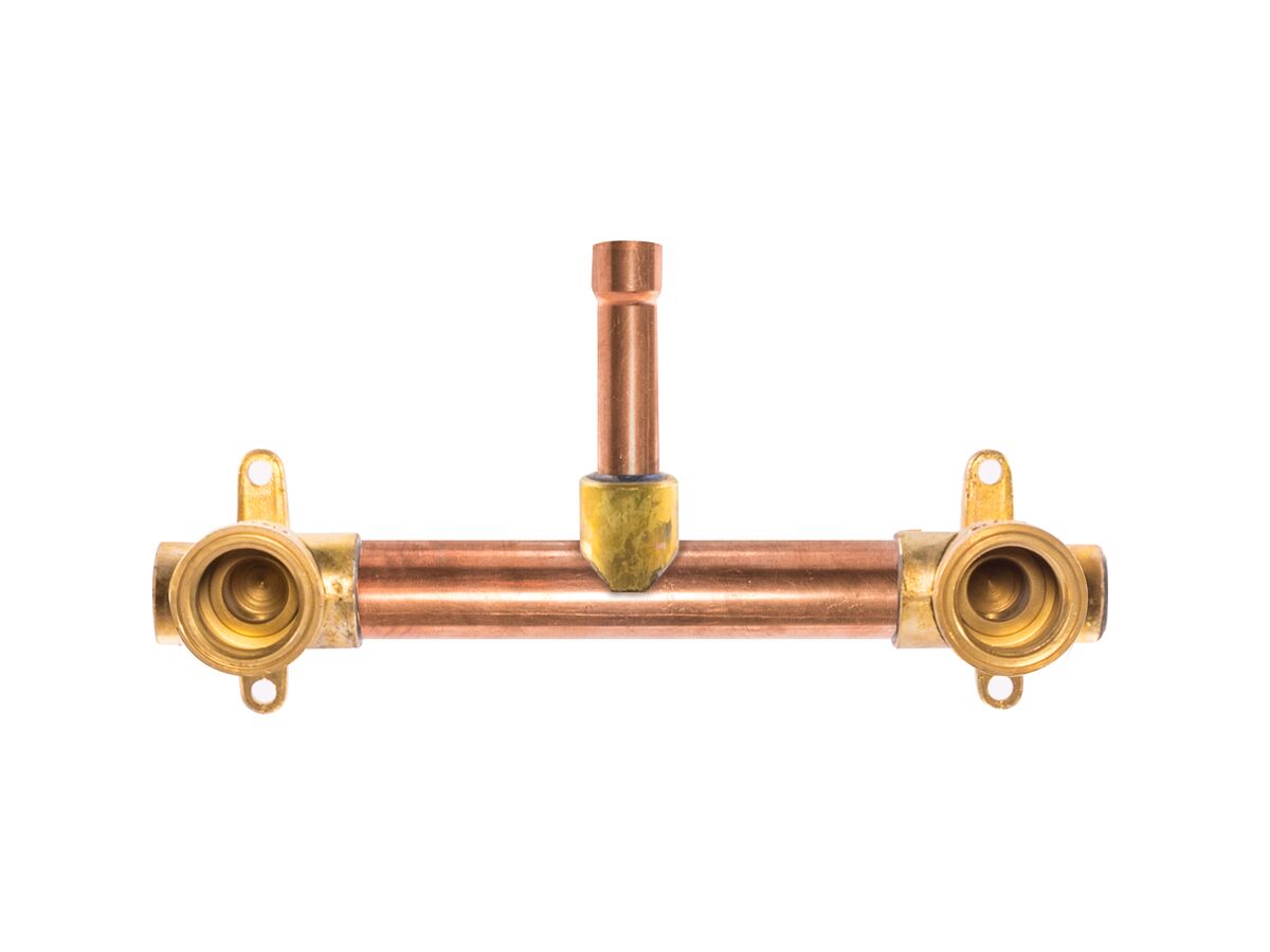 reece Ardent Shower Assembly 150mm Centre 90mm DN18 Riser with No Tails Side Entry