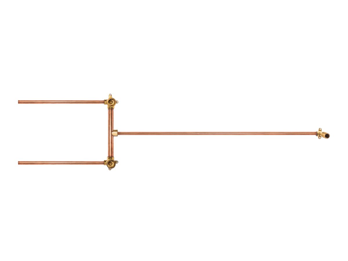 reece Ardent Shower Assembly 200mm Centre with 300mm Tails Bottom Entry