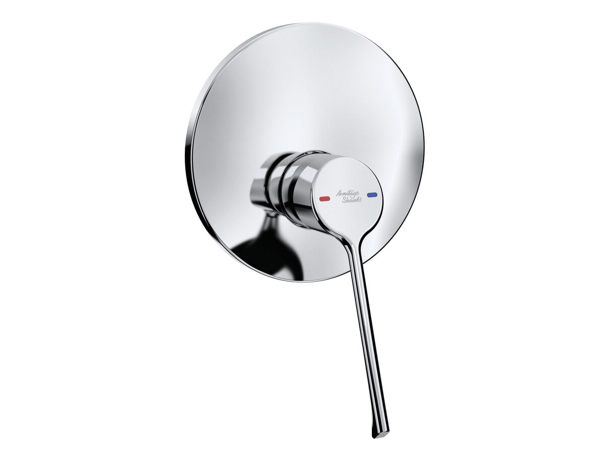 reece Armitage Shanks Piccolo Shower Mixer Tap Extended Lever Chrome