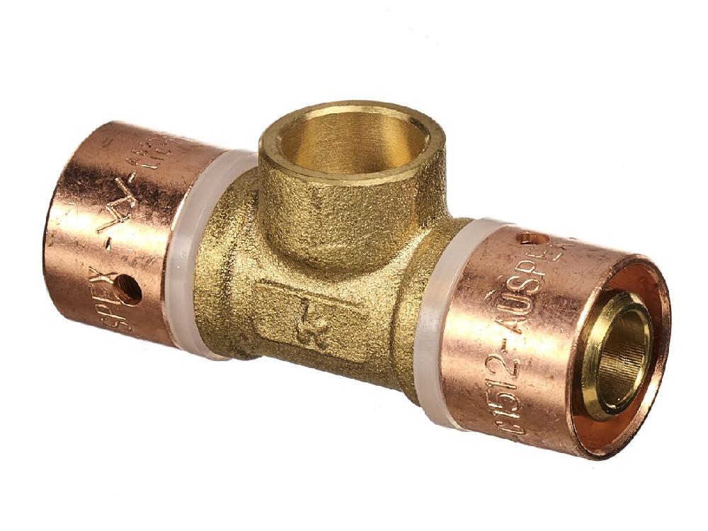 reece Auspex Crimp Tee 16mm x 16mm x (1/2" Female Brazing Tail)
