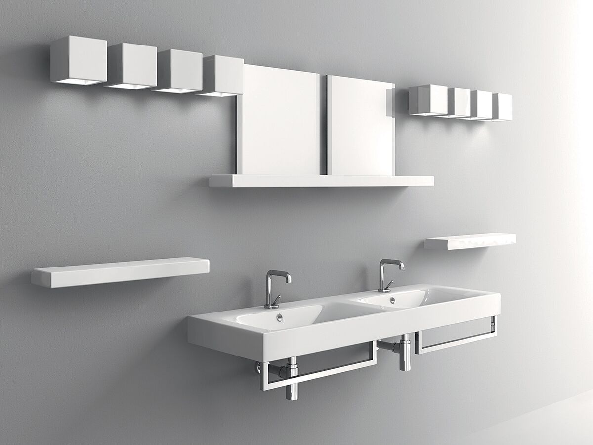 Reece AXA Cento Semi Wall Basin 1 Taphole 500mm White