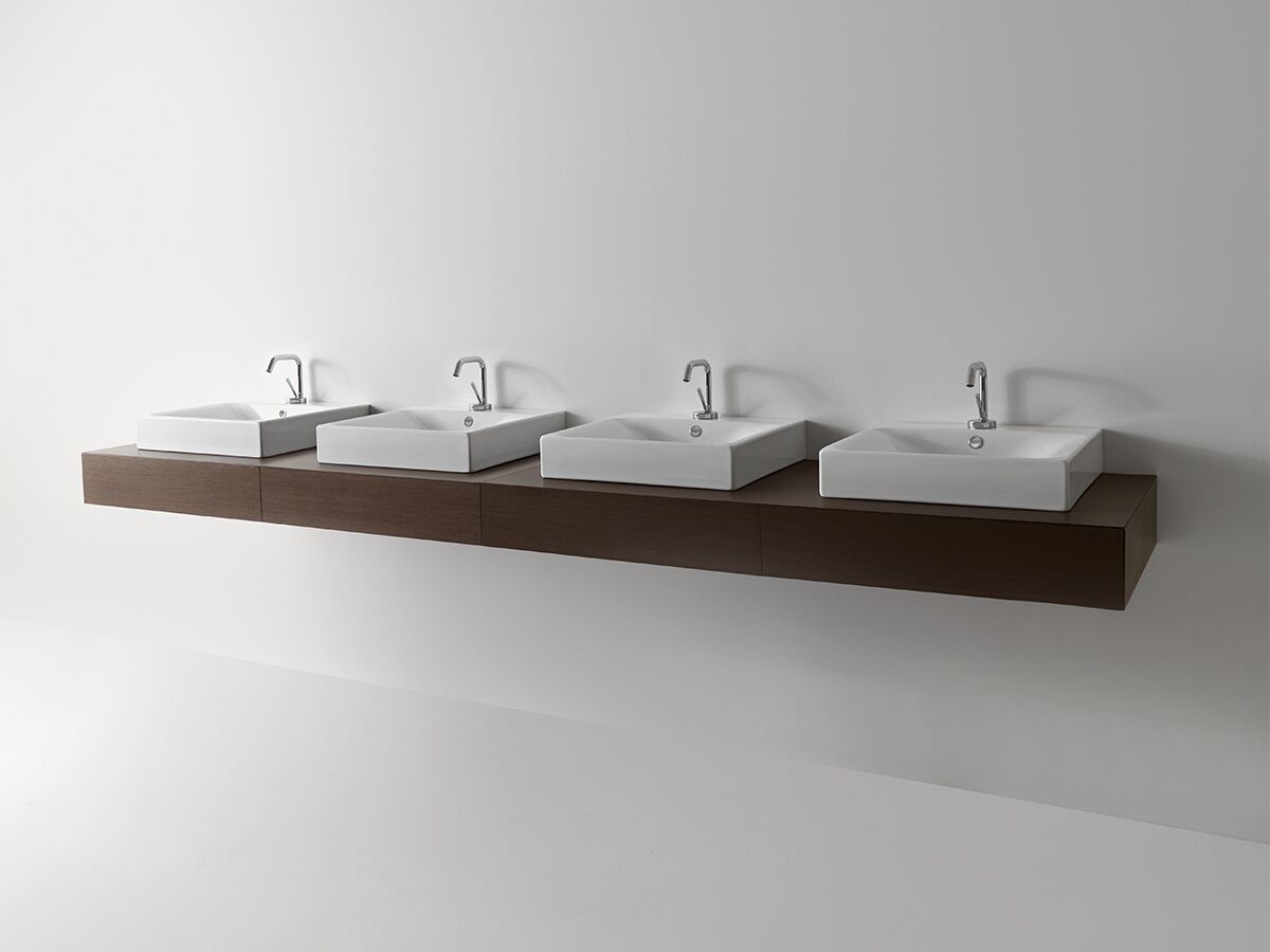 Reece AXA Cento Wall Basin With Fixing 1 Taphole 600mm White