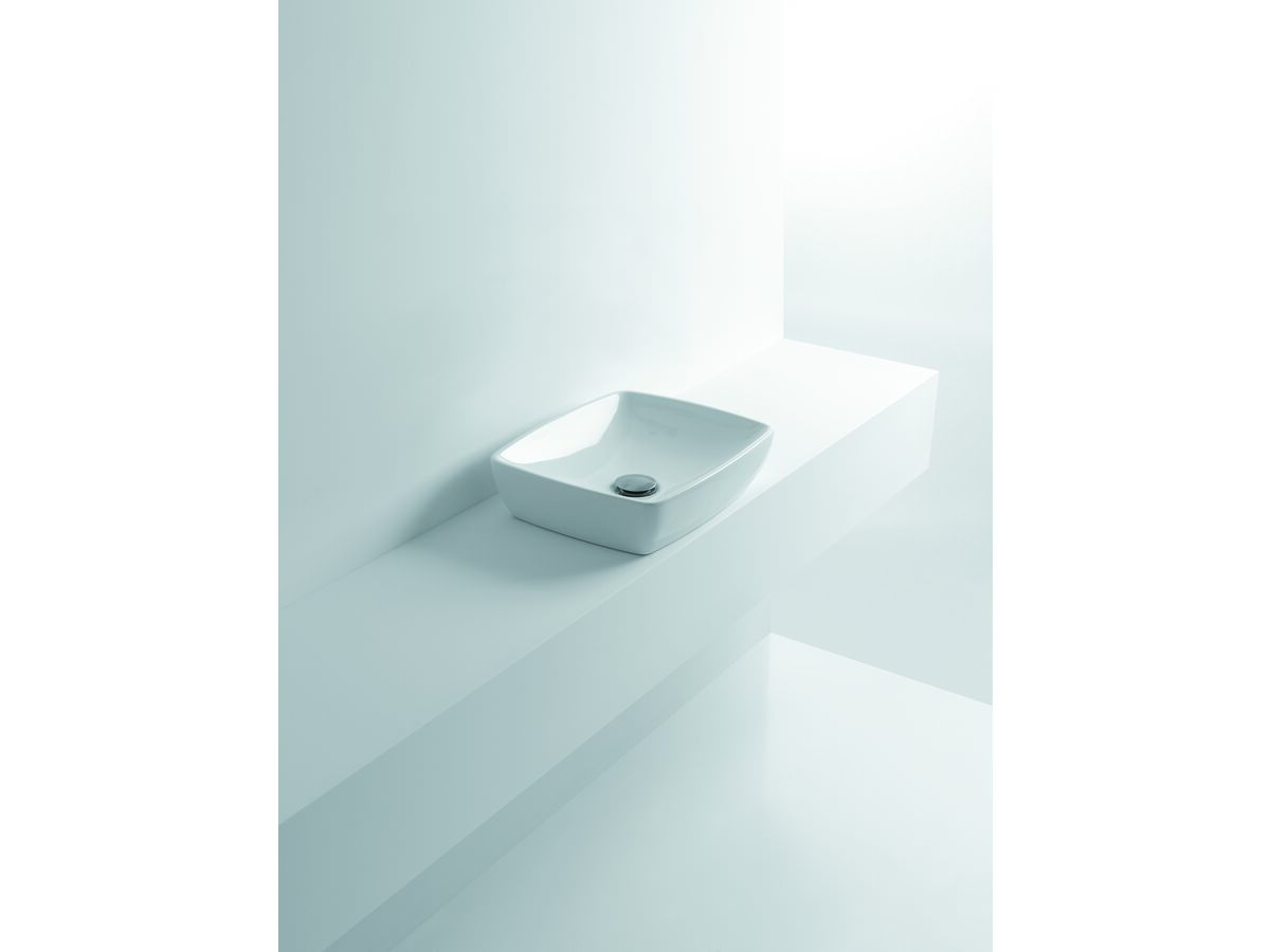 Reece AXA H10 Rectangle Counter Basin 400 X 320mm White