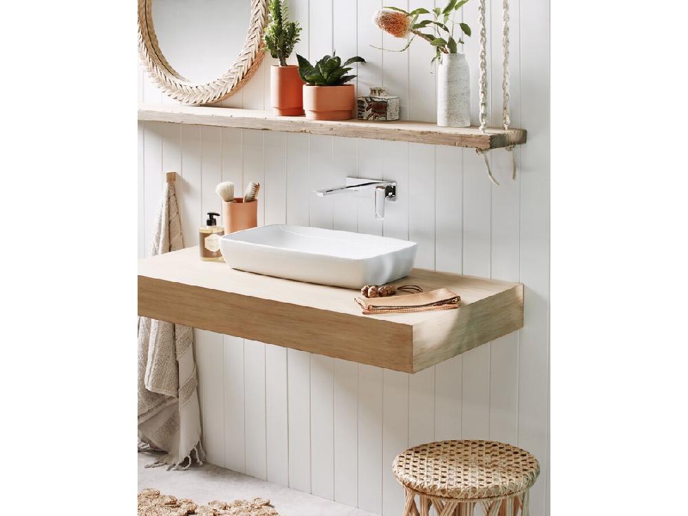Reece AXA H10 Rectangle Counter Basin 600 X 320mm White