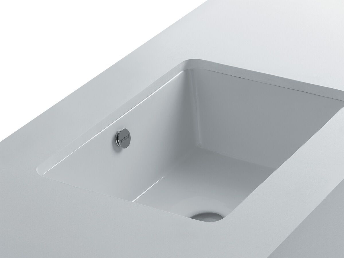 Reece AXA Sink 50 Under Counter Glaze Basin With Fixing No Taphole White
