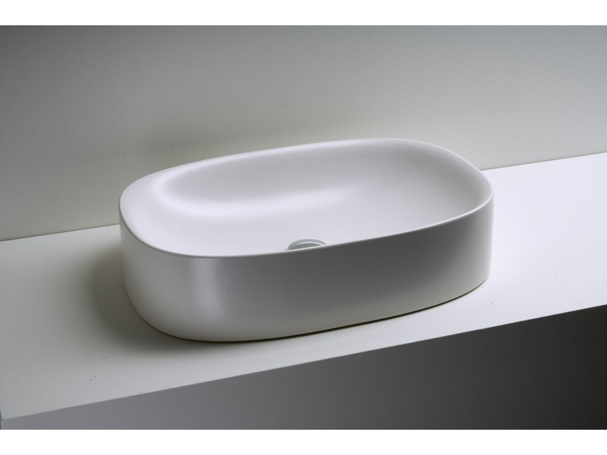 Reece AXA Wild Counter Basin 600mm No Taphole White