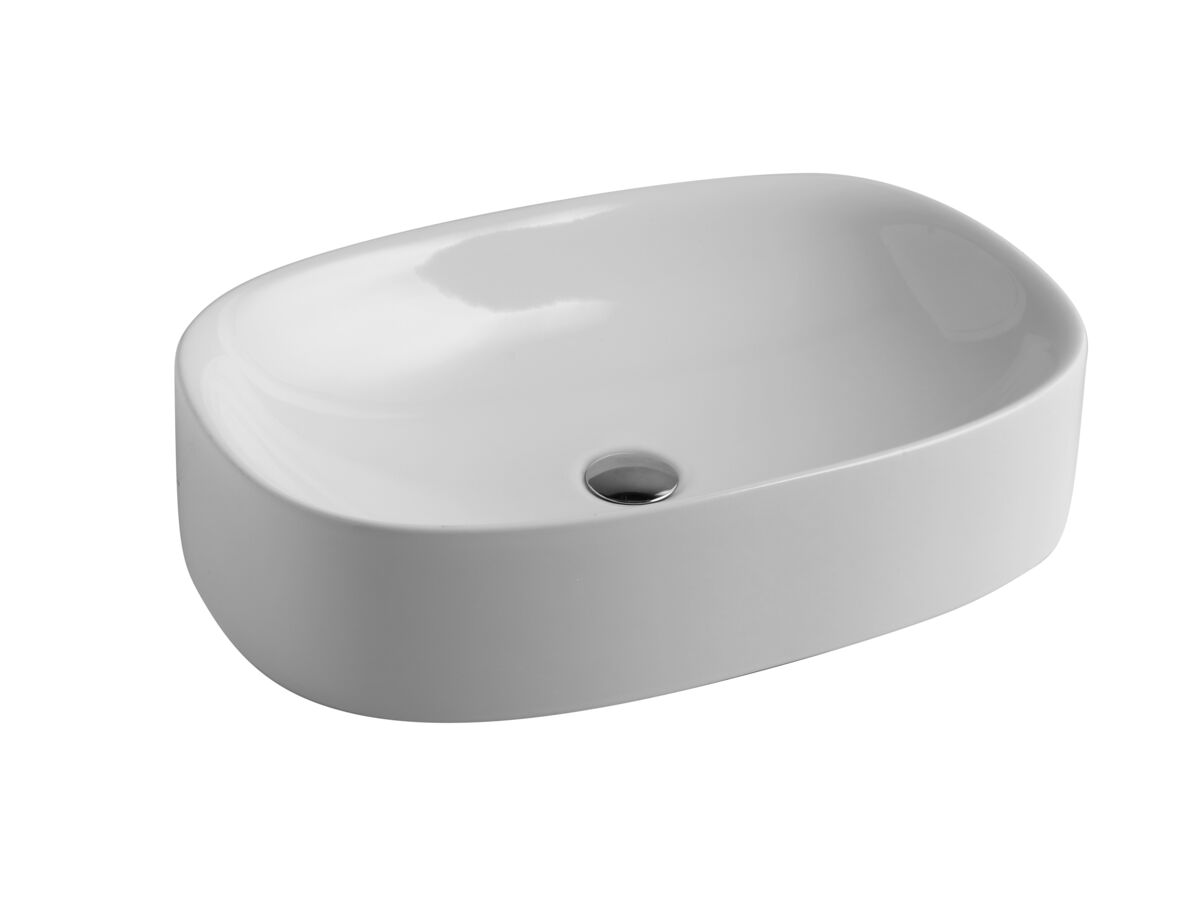 reece AXA Wild Counter Basin 600mm No Taphole White