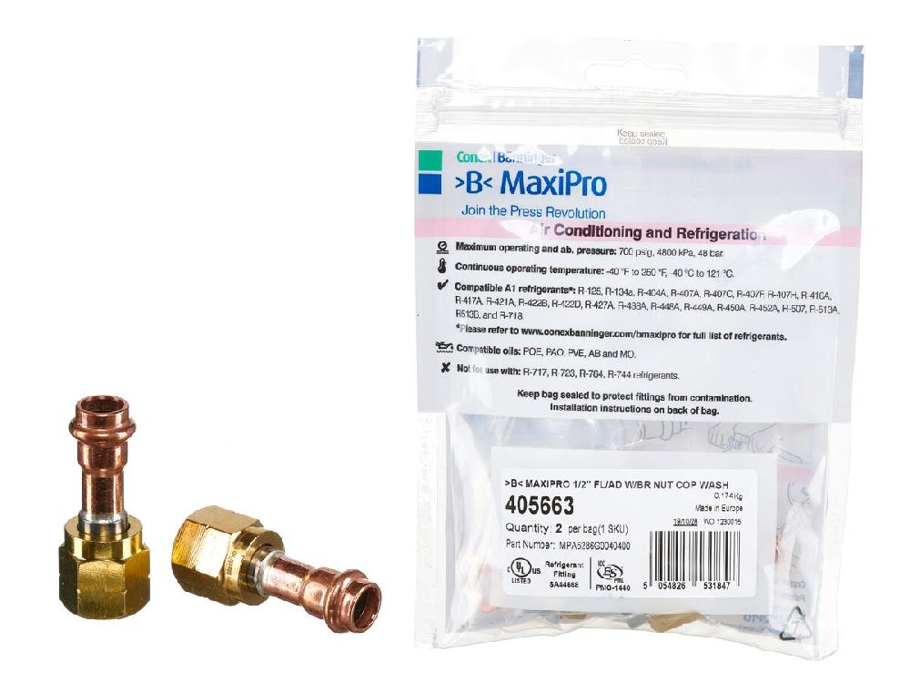 Reece B-MaxiPro Complex Flare Nut Adaptor 1/2" (Bag Of 2)