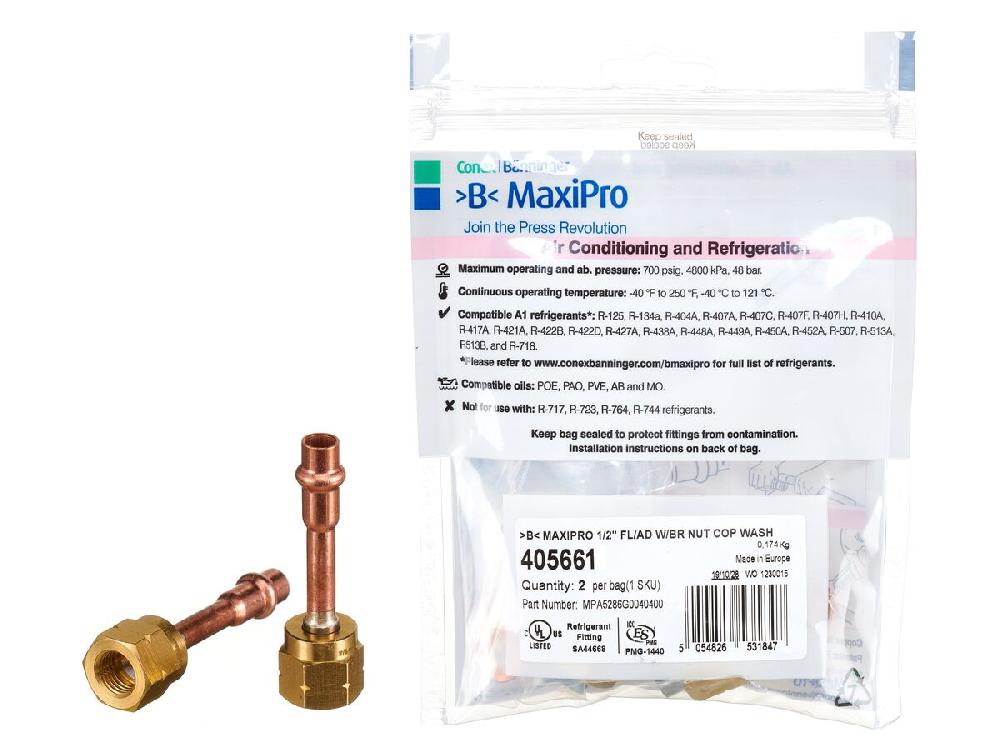 reece B-MaxiPro Complex Flare Nut Adaptor 1/4" (Bag of 4)