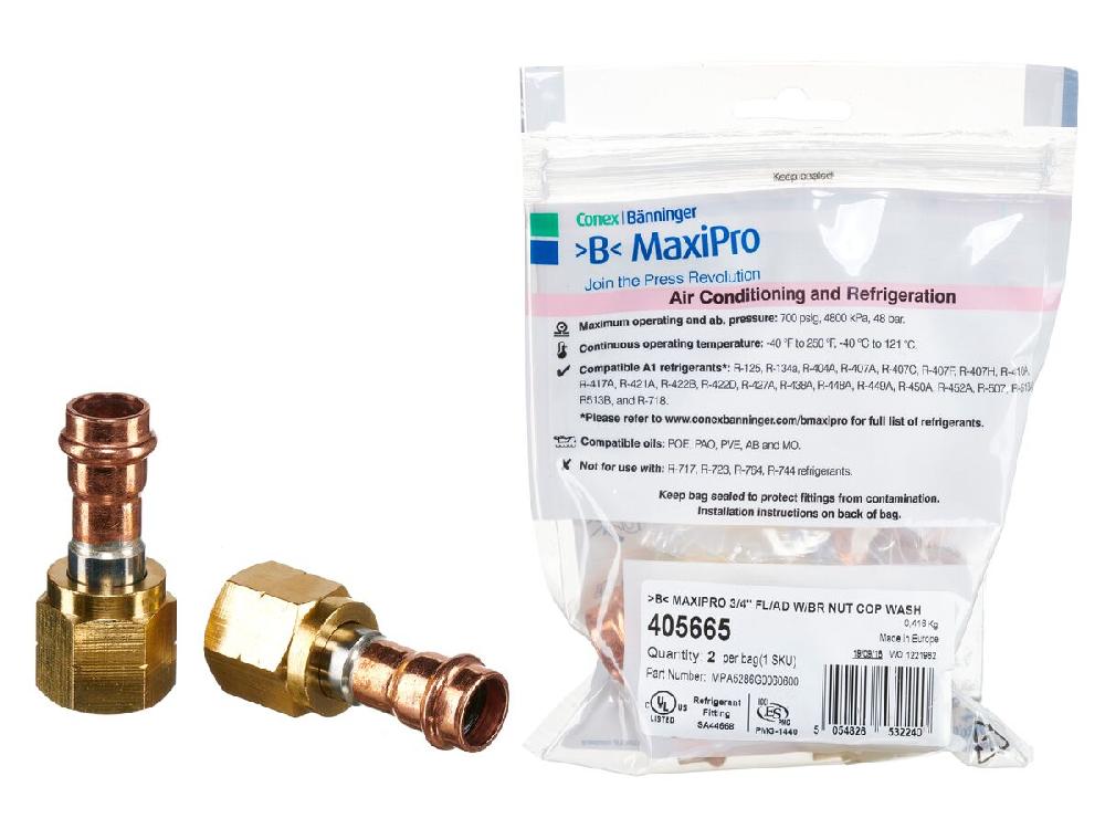 reece B-MaxiPro Complex Flare Nut Adaptor 3/4" (Bag of 2)