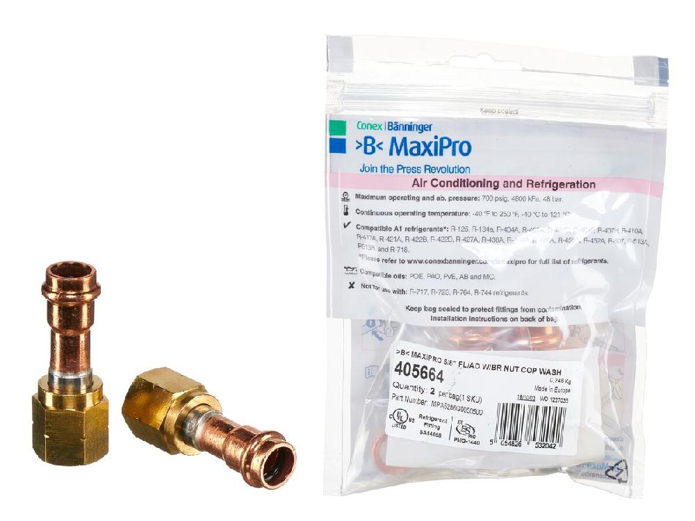 reece B-MaxiPro Complex Flare Nut Adaptor 5/8" (Bag of 2)