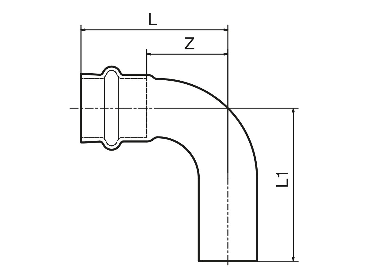 Reece B-MaxiPro Elbow 90 Degree X 5/8" OD X 5/8" ID (Bag Of 3)