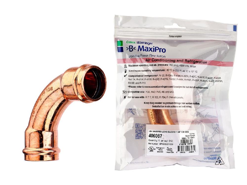 reece B-MaxiPro Long Elbow 1 3/8" x 90 Degree (Bag of 1)