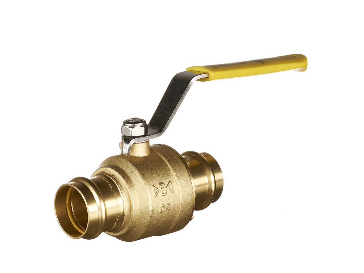 reece B-Press Gas Ball Valve w/ Lever Handle 40mm Copper